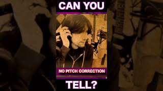Pitch Correction vs. No Pitch Correction. Can YOU hear the difference? #Shorts
