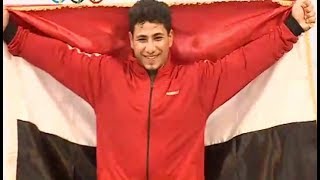 احمد السيد يحرز ثلاث ذهبيات ببطولة العالم لرفع الأثقال للشباب فى فيجى 2019 وزن ٩٦