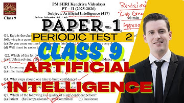 Class 9 PT-2 Artificial intelligence paper  2025 | AI |