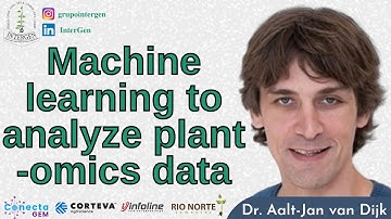Machine learning to analyze plant -omics data (Speaker: Dr.  Aalt Yan Van Diijk