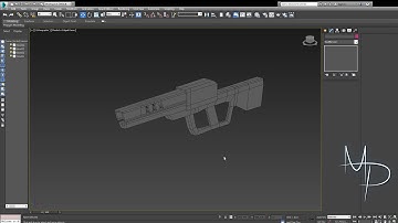Sci-Fi Assault Rifle p.1 | 3DS Max | Speed Modeling | Meto Petkov
