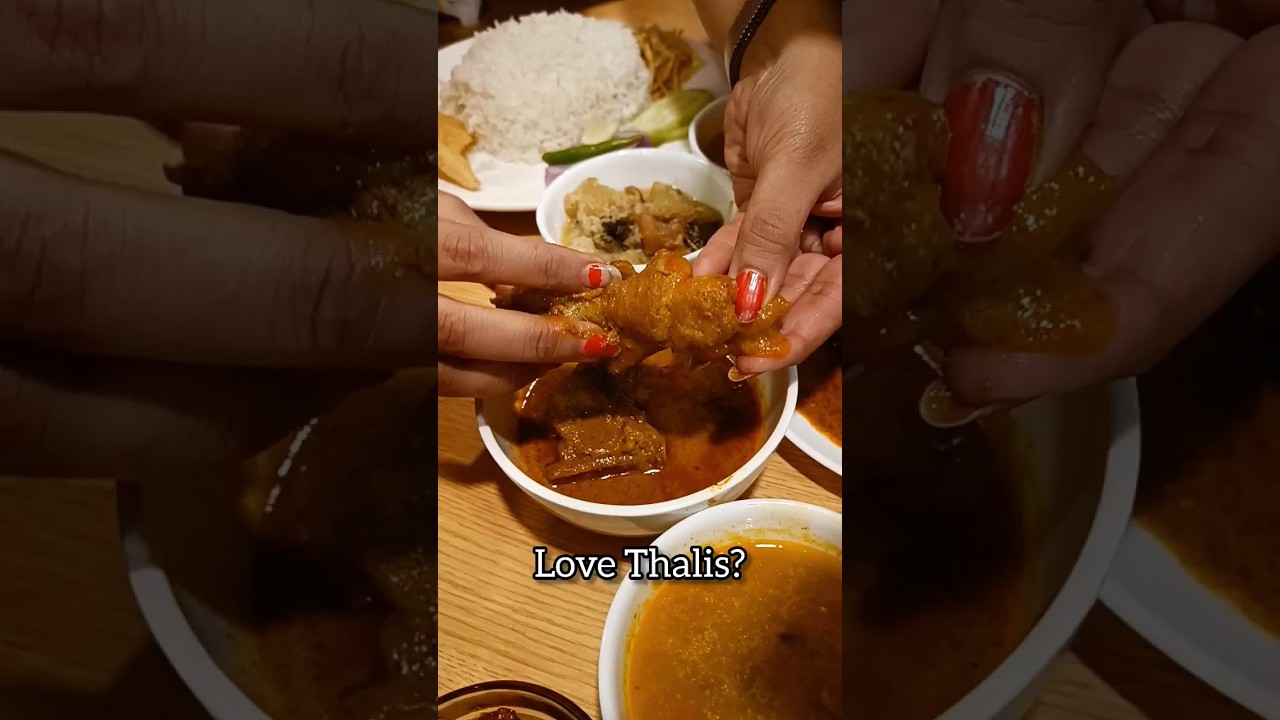 Aami Bangali restaurant has some delicious thali 