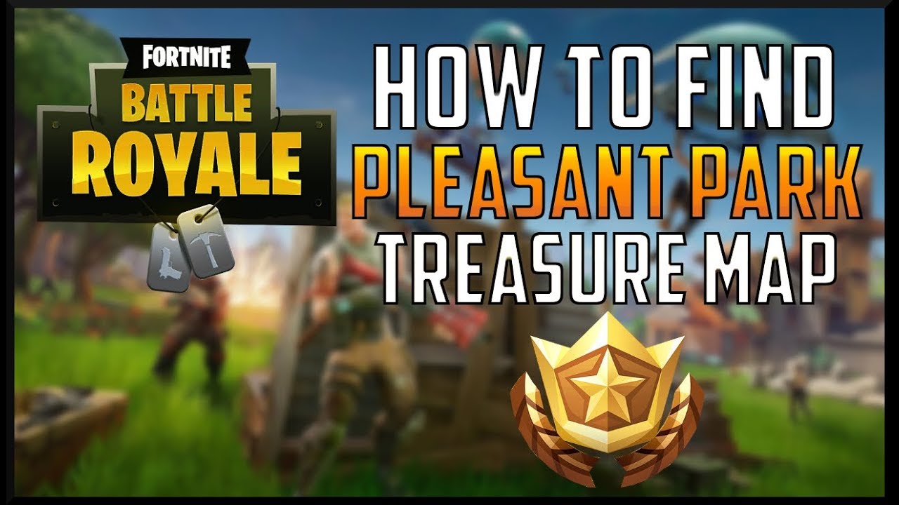 Fortnite - How To Find Pleasant Park Treasure Map (Exact Location)