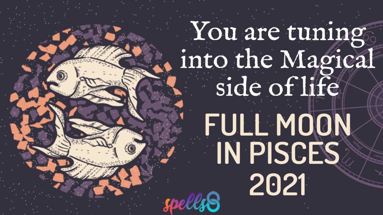 🌕 FULL MOON VIBES in Pisces September 2021: HARVEST MOON Spiritual ...
