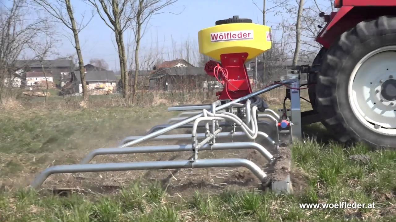 Wölfleder Wiesenegge mit Nachsaat