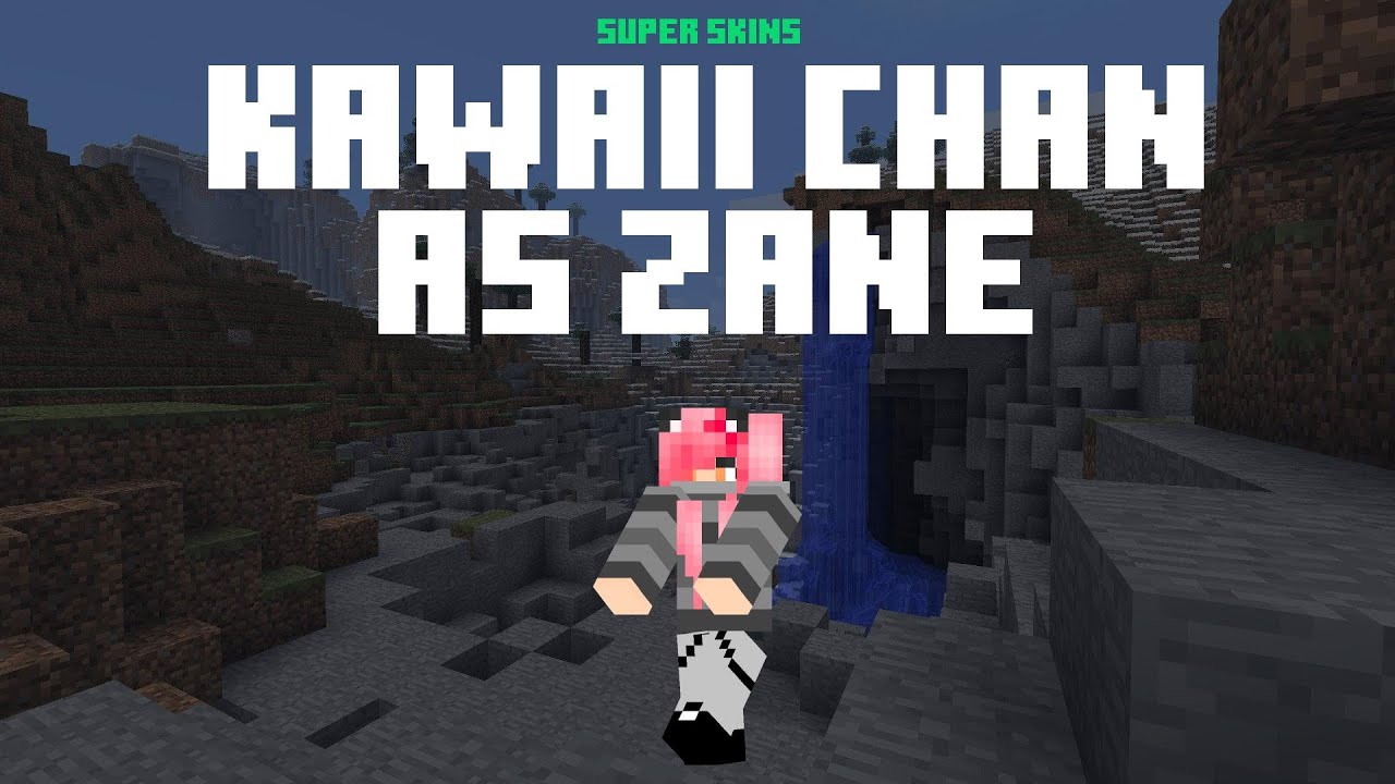 Best Kawaii Chan As Zane Minecraft Skin 🌈 Download Links