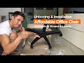 Unboxing & Installing Affordable Office Chair from Lazada or Shopee