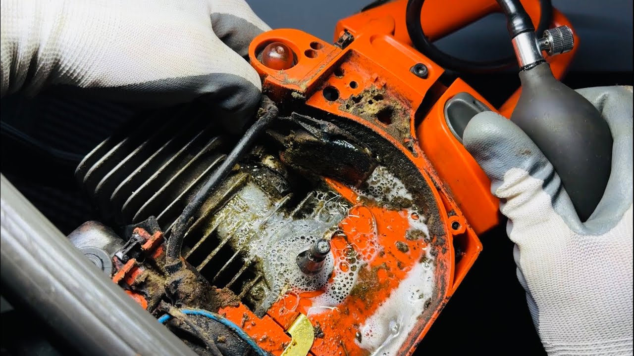 Choking? Not gaining momentum? Not regulated? Husqvarna 340 repair