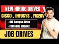 Cisco , Blackhawk , Fiserv Hiring Drive | Off Campus Drive | 2026, 2025 Batch Hiring | Fresher Jobs