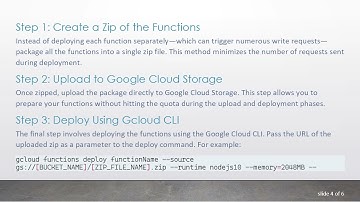 Overcoming Google Cloud Functions Write Quota Problems with a Smart Deployment Strategy