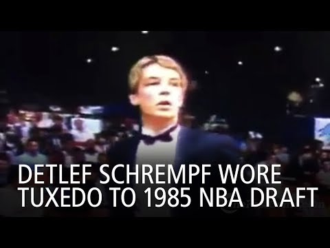 Detlef Schrempf Wore Tuxedo To 1985 NBA Draft