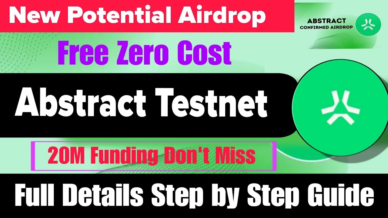 Abstract Testnet Airdrop | Claim Early Role | New Testnet Airdrop Today ...