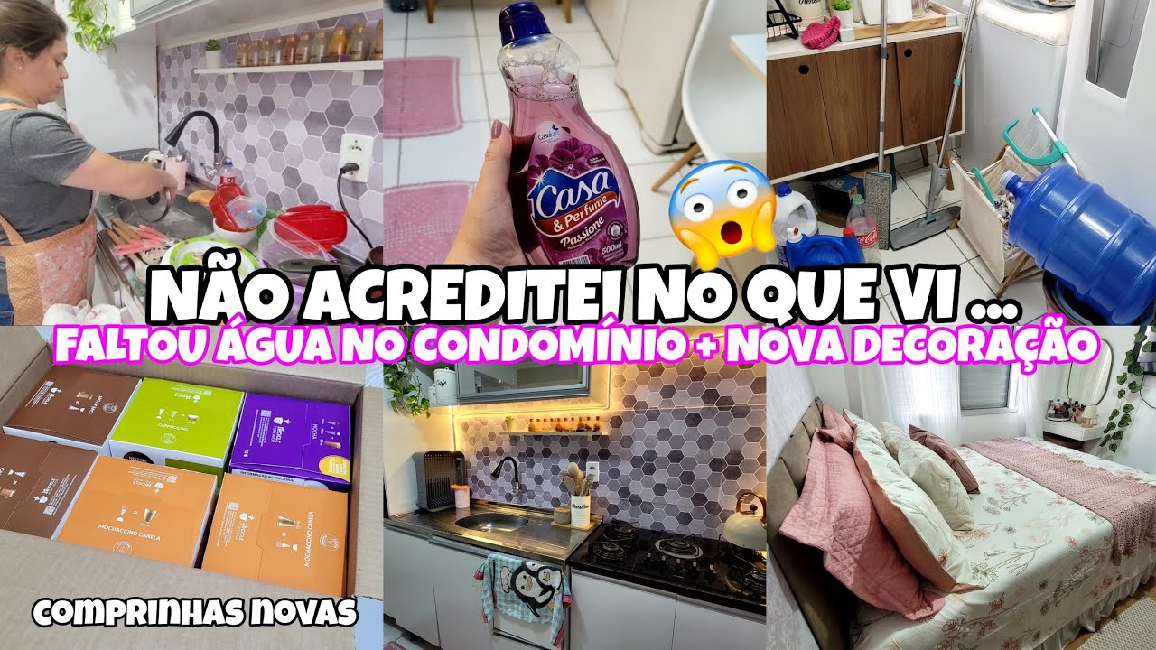FAXINA COMPLETA |ESTAVA UM NOJO |AMEI NOVA DECORAÇÃO | LIMPANDO O APARTAMENTO| COMPRINHAS NOVAS