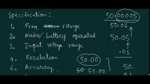 Electronic Frequency Meter Design Part 1