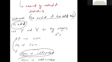As level Maths # Pure maths 2# Methods of Proof # Deduction