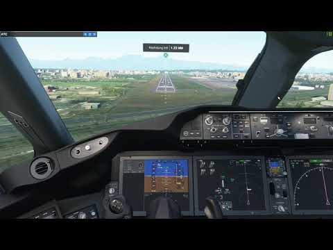 Microsoft Flight Simulator 2020 - 787 ILS landing - YouTube