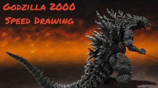Godzilla 2000 (Speed Drawing)