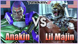 Tekken 8  ▰  Anakin (Jack 8) Vs Lil Majin (King) ▰ Ranked Matches!