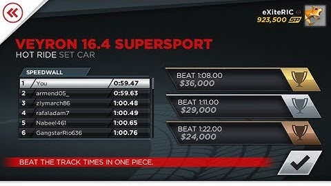 iOS Need for Speed(MW)-Bugatti Veyron Supersport 00:59:48