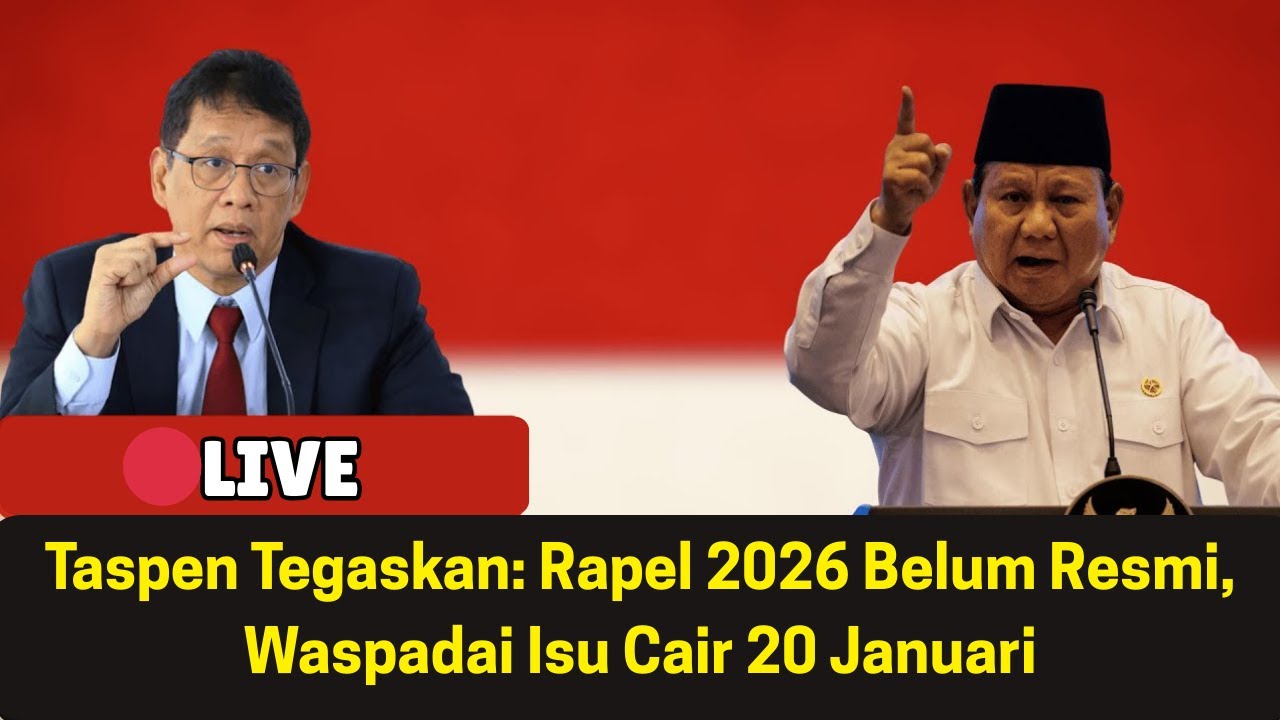 Taspen Tegaskan: Rapel 2026 Belum Resmi, Waspadai Isu Cair 20 Januari
