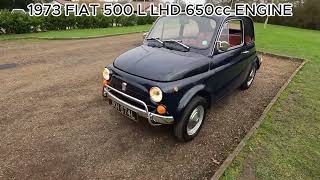 1973 FIAT 500 L LHD 650cc ENGINE