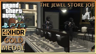 GTAV The Jewel Store Job Gold Medal | PS5 4K 60FPS