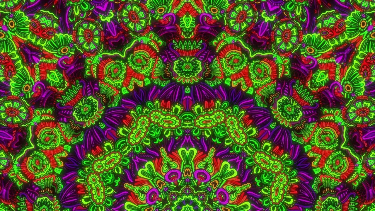 multy color mandala design background video   4K VJ Loops Abstract Motion Background || VJ Loop