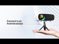 How to connect a projector to Android with 3 in 1 HDMI cable?