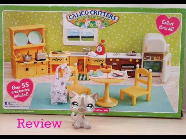 Calico Critters Kozy Kitchen Set Review & Unboxing! (BEST REVIEW EVER!) 