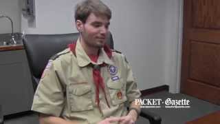 Logan McFee's Eagle Scout project