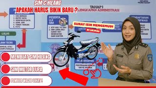 Cara dan Syarat Membuat SIM C yang Hilang atau Lupa