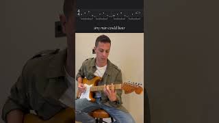 The Police - Message in a Bottle (easy tutorial with tabs) #guitar #riff #fender #tutorial