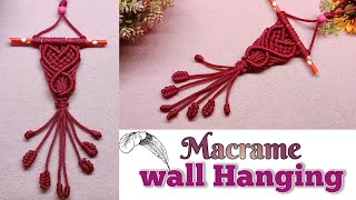 Mini macrame tutorial for beginners / DIY Macrame ornaments / Mini macrame Wall Hanging ||