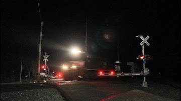 NS SD70ACe & C44-9W zoom through Millbury while leading a WB Intermodal Train