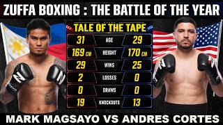 MARK MAGNIFICO MAGSAYO VS ANDRES CORTES LIVE PRE FIGHT HIGHLIGHTS | ZUFFA BOXING | GARCIA VS BENN