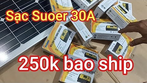 🇻🇳 Báo Giá Sạc Suoer PWM 30A Năng Lượng Mặt Trời - Shop Solar