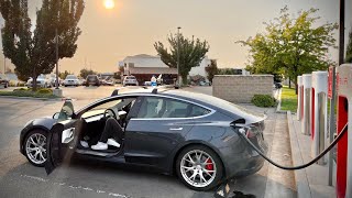 Ripping Our High(ish) Mileage Tesla Model 3 Over 3,000 Miles Round Trip From Colorado To Oregon!