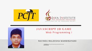 JavaScript 2D Game Video Submission Project