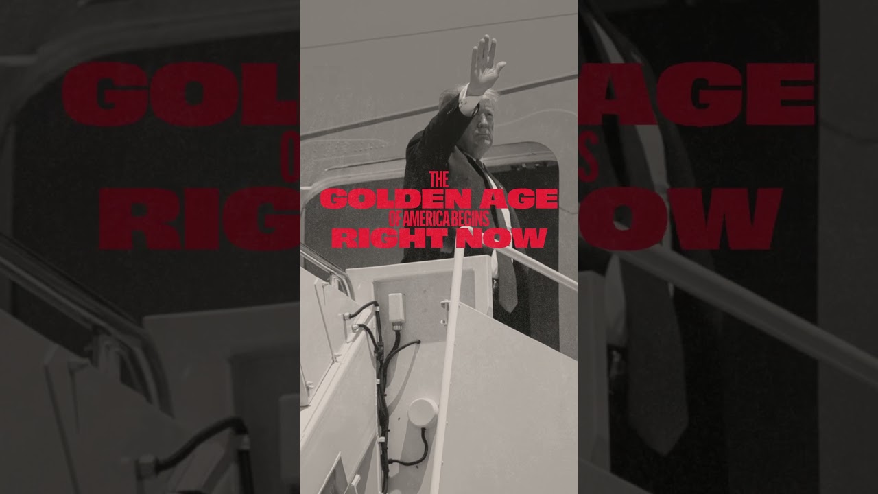 Congratulations, President Trump. The golden age of America begins right now.