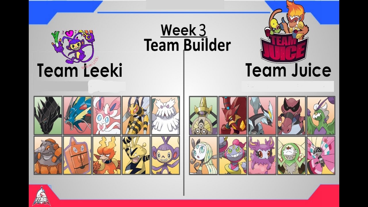 Multi Battle League S2 W3 Teambuilder Team Juice vs. Team Leeki