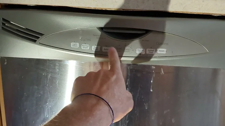 ge dishwasher diagnostics mode