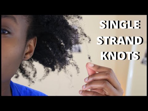 How to deal with single strand knots