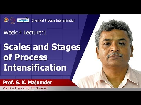 Lec 10 : Scales and Stages of Process Intensification