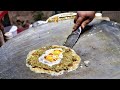 Healthy Man Making Egg Japanese In Bulk | Roadside Egg Recipes | How To Make | Indian Street Food