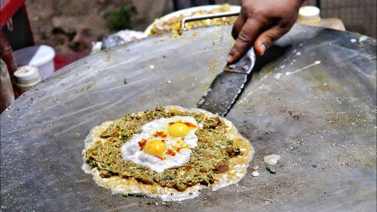 Healthy Man Making Egg Japanese In Bulk | Roadside Egg Recipes | How To Make | Indian Street Food | Street Food Fantasy
