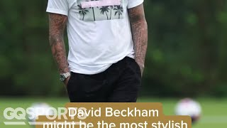 David Beckham reps Inter Miami with style