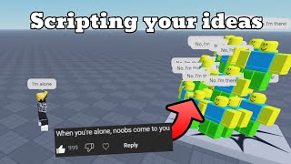 I scripted your ideas in Roblox Studio! (Part 5)
