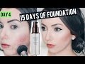 HOURGLASS IMMACULATE LIQUID POWDER Foundation {Review &amp; Demo} 15 DAYS OF FOUNDATION