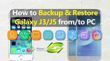 How to Backup & Restore Samsung Galaxy J3 / J5 from to PC
