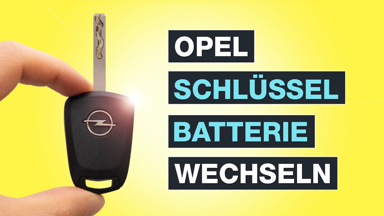 Opel Klappschlüssel umbau Fernbedienung ab 2005 - aus alt mach neu